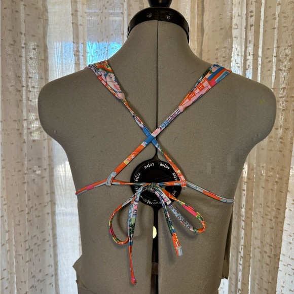 Colorful Patterned Bikini Top - Picture 4 of 4